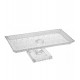 Travessa 34X17X11CM De Cristal Ecológico com pé Lys